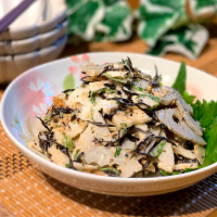 リピリピ♪あゆ♡の料理 しゃきしゃき蓮根の梅しそマヨサラダ