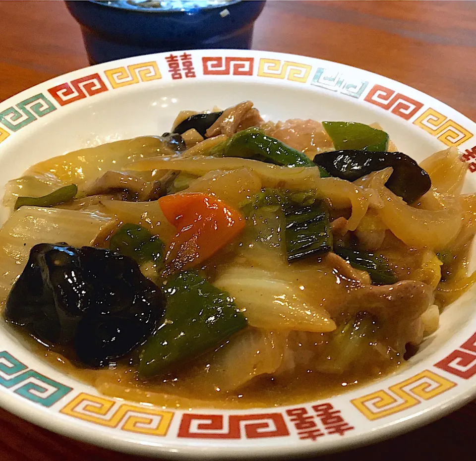 晩ごはん⭐️⭐️⭐️                                         中華丼〜旨し！|ぽんたさん