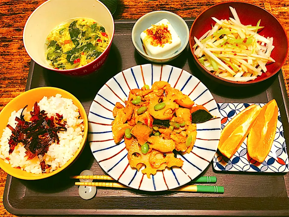 Snapdishの料理写真:晩御飯～🎶|パンダ母さん🐼さん