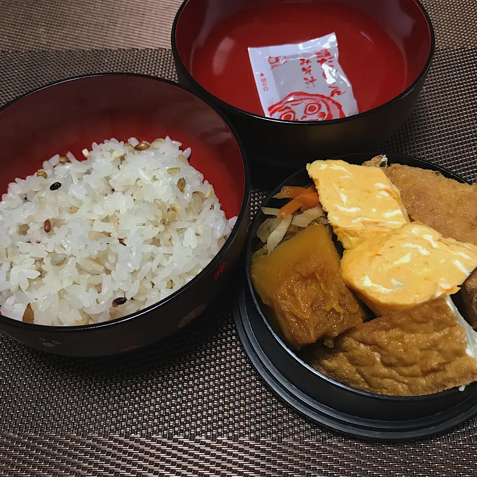 Snapdishの料理写真:厚揚げ弁当|aru_sakazakさん