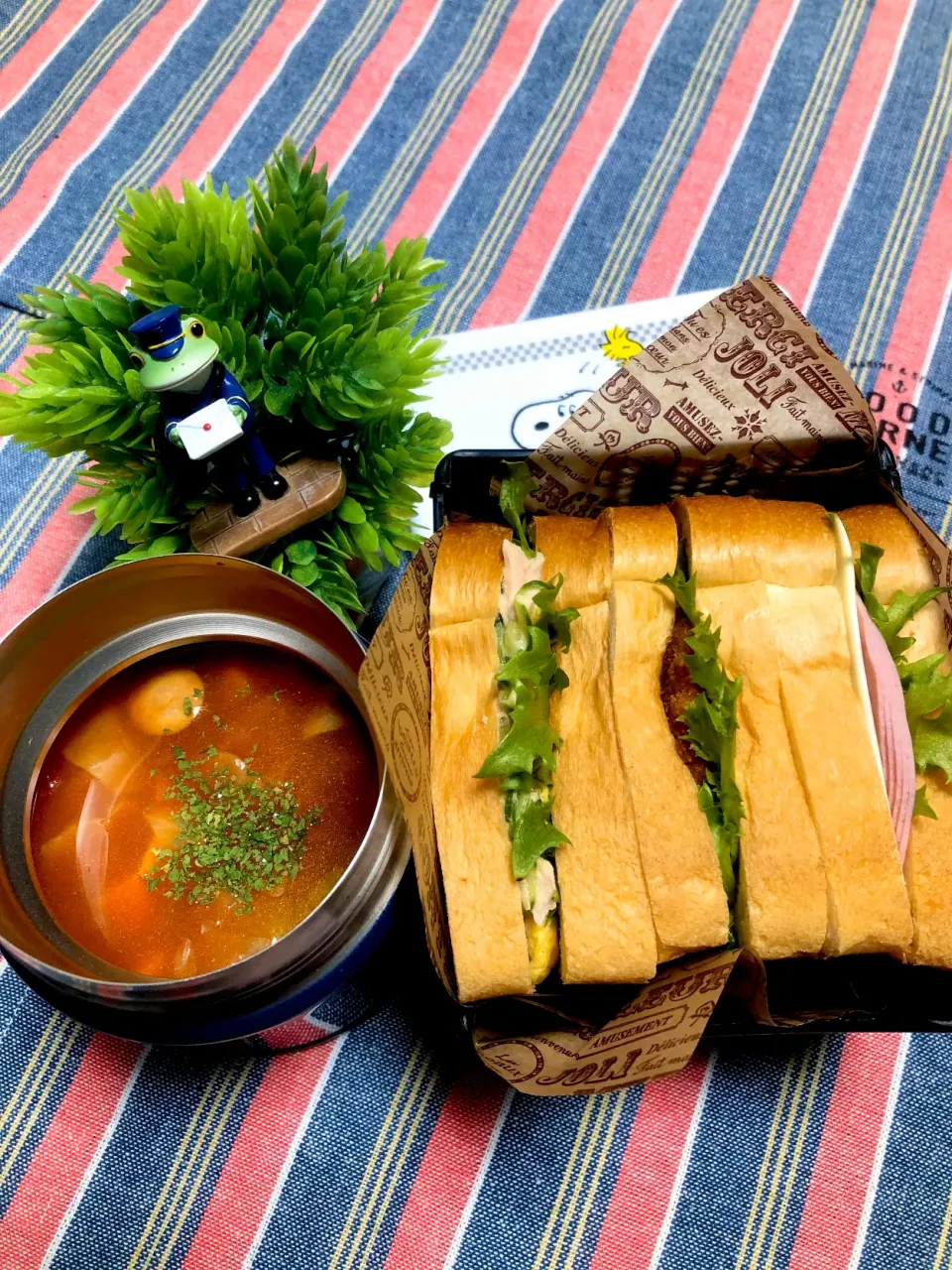 Snapdishの料理写真:本日の娘弁🥪|chiezooさん