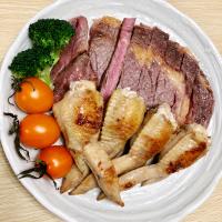 ステーキ & 手羽餃子 🐮🐔