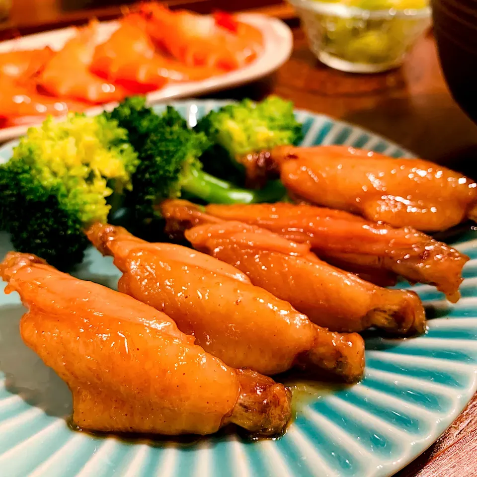 鶏スペアリブ照り焼き🐔|いちごさん