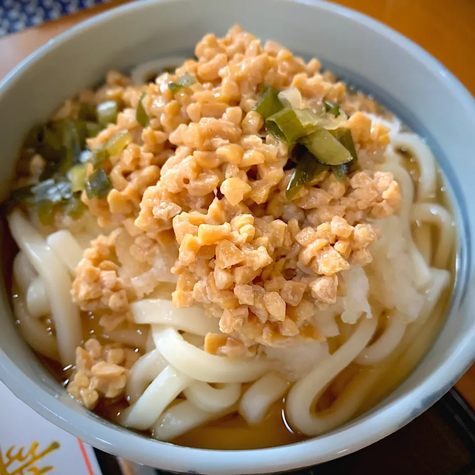 おろし納豆うどん|masaumeさん