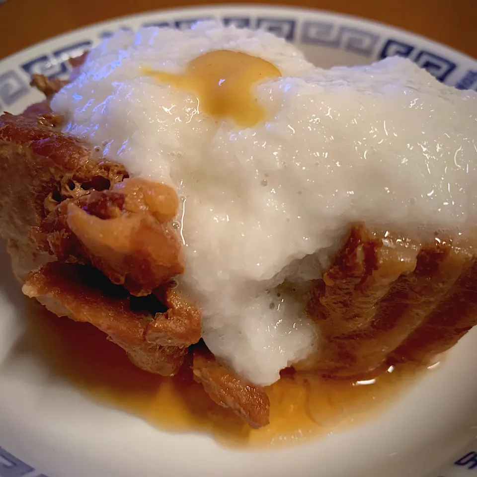 豚角煮とろろがけ|masaumeさん