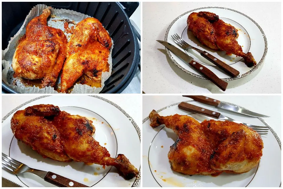 air fryer roast chicken|steven z.y.さん