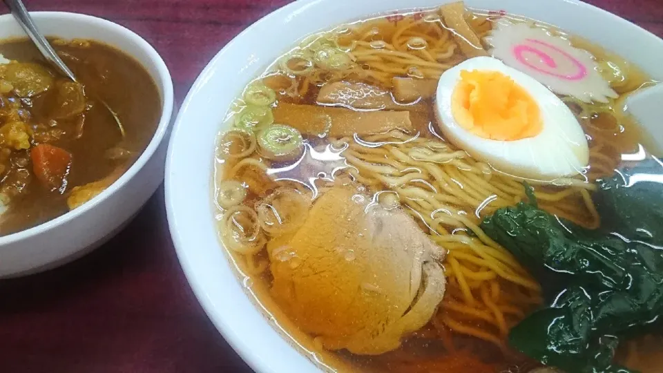 【1957年創業】
中華専門 玉屋
仙人ラーメン（単品600円）
と小カレーのセット
＠十条
20025|大脇さん