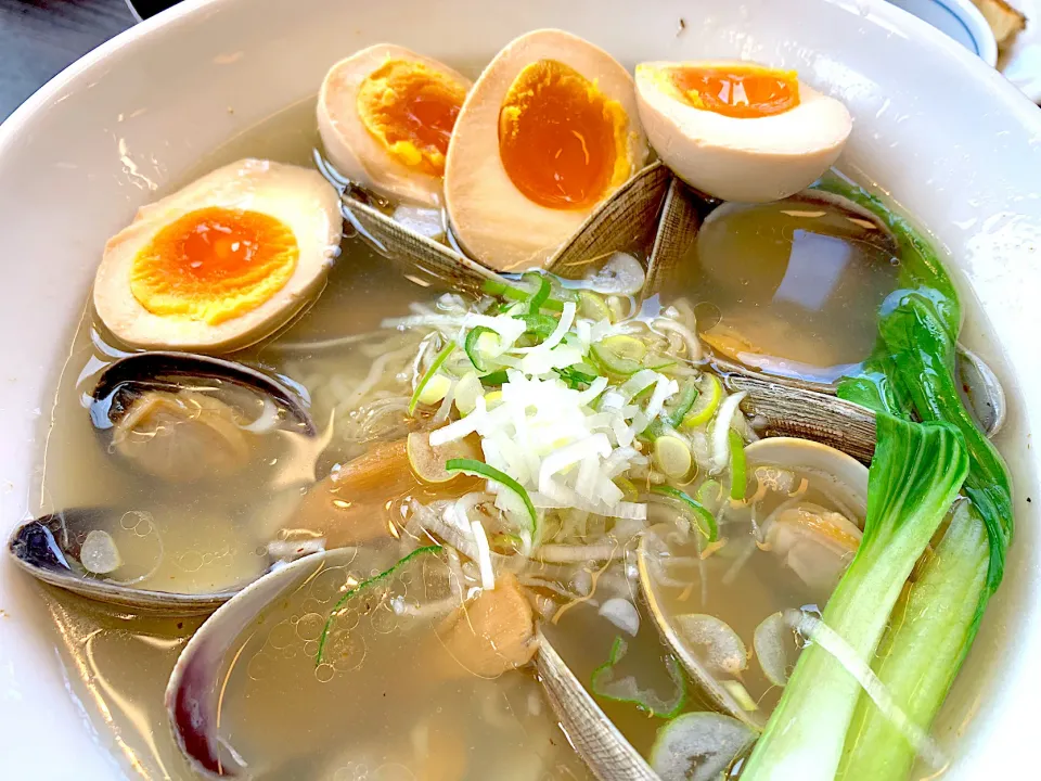 あさりラーメン　煮卵まつり|きらさん