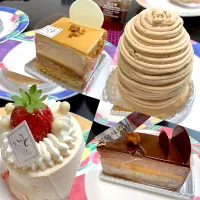 Snapdishの料理写真:ケーキ＠パティスリーマサキ　2020.2.1