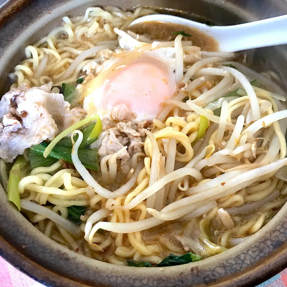 Snapdishの料理写真:鍋焼きラーメン|純さん