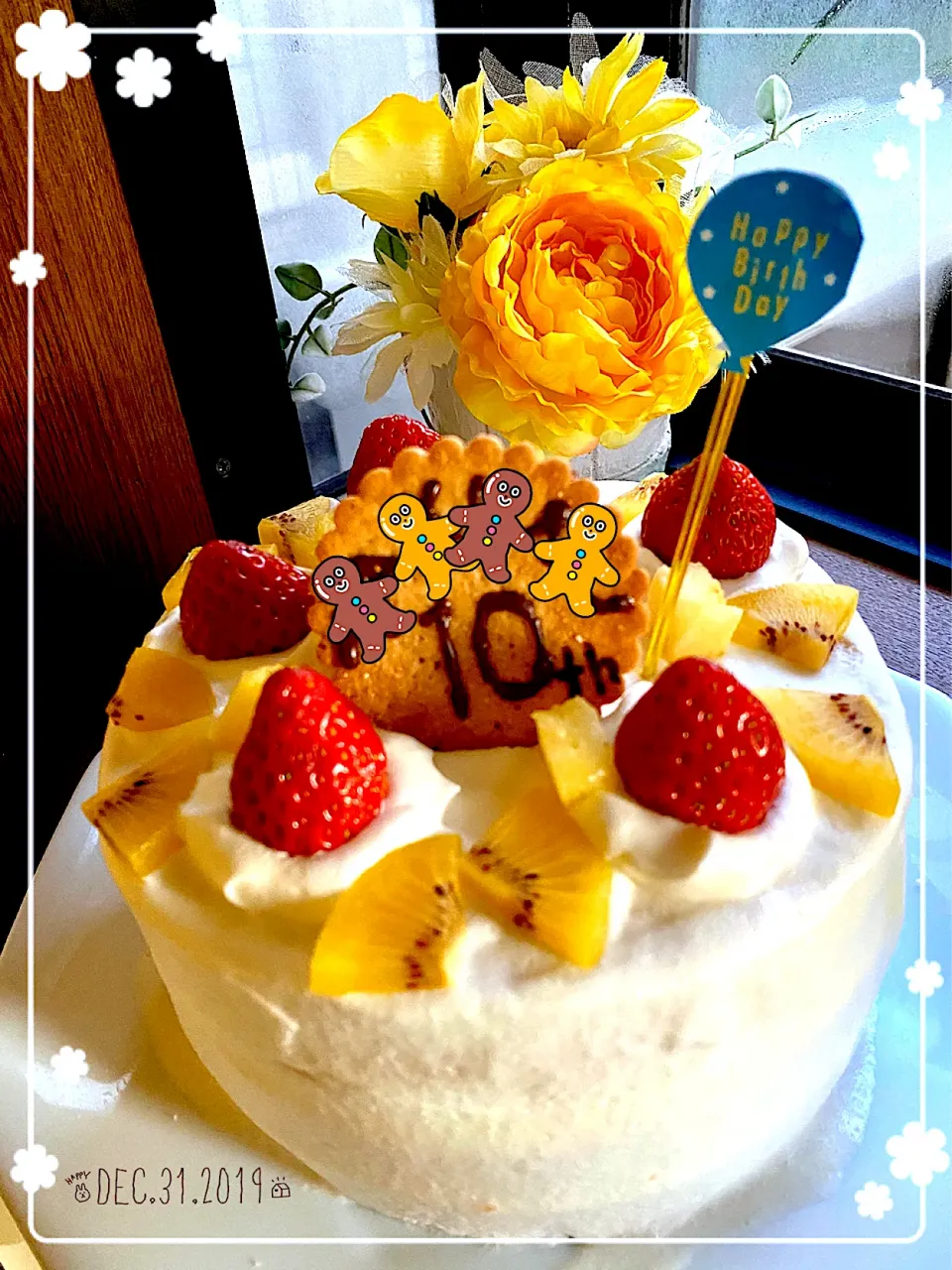 Snapdishの料理写真:10歳のバースデーケーキ🎂|はやちんさん