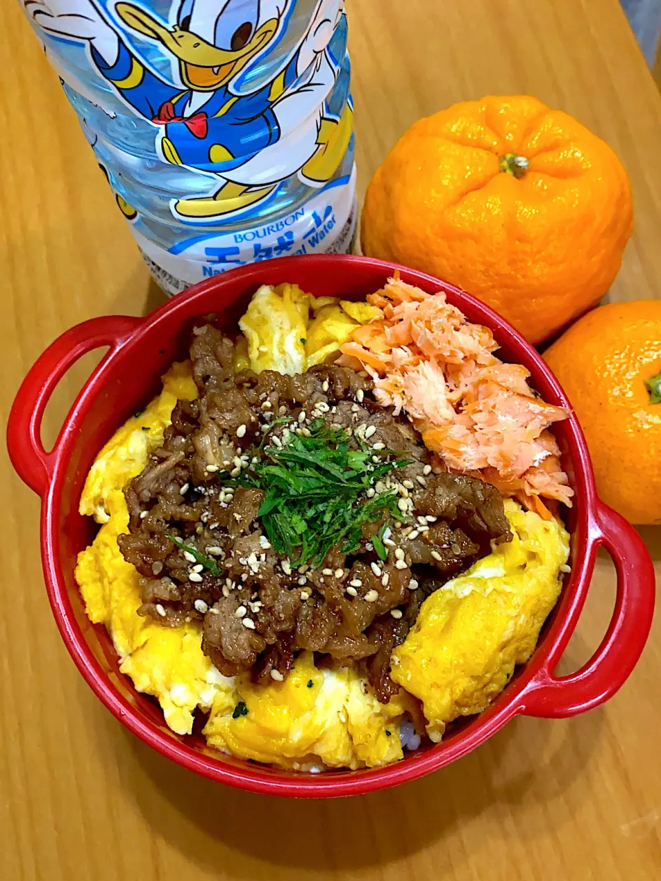 焼肉三色丼弁当|まっきんさん