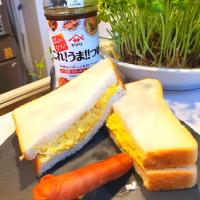 パパッとちゃんと！これ！うま！！つゆを使って✩.*˚たまごサンド🍞
