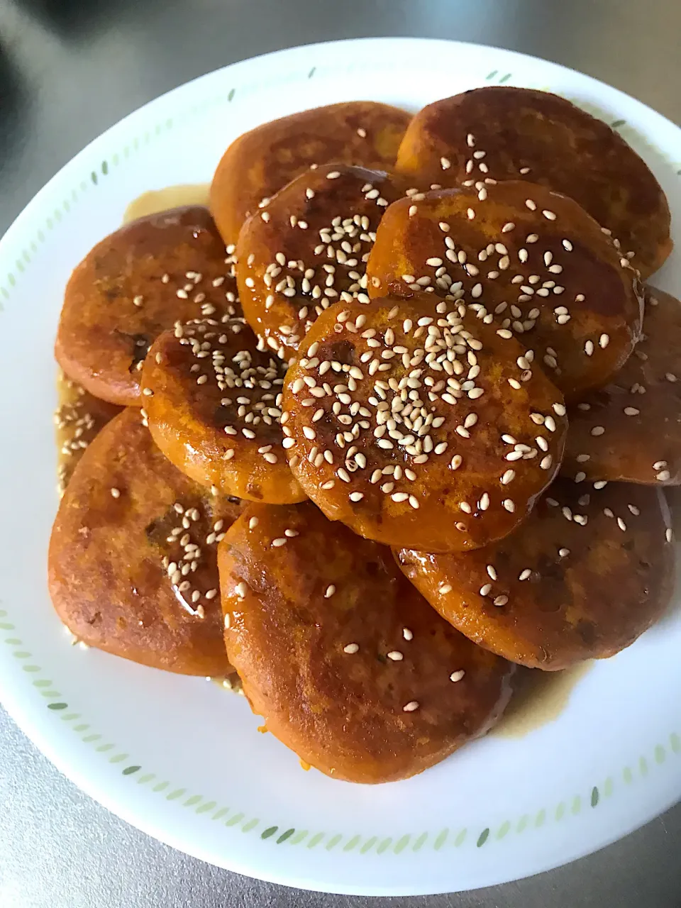 かぼちゃの煮付けからのかぼちゃ団子で子供達のランチ(笑)|ちーさん