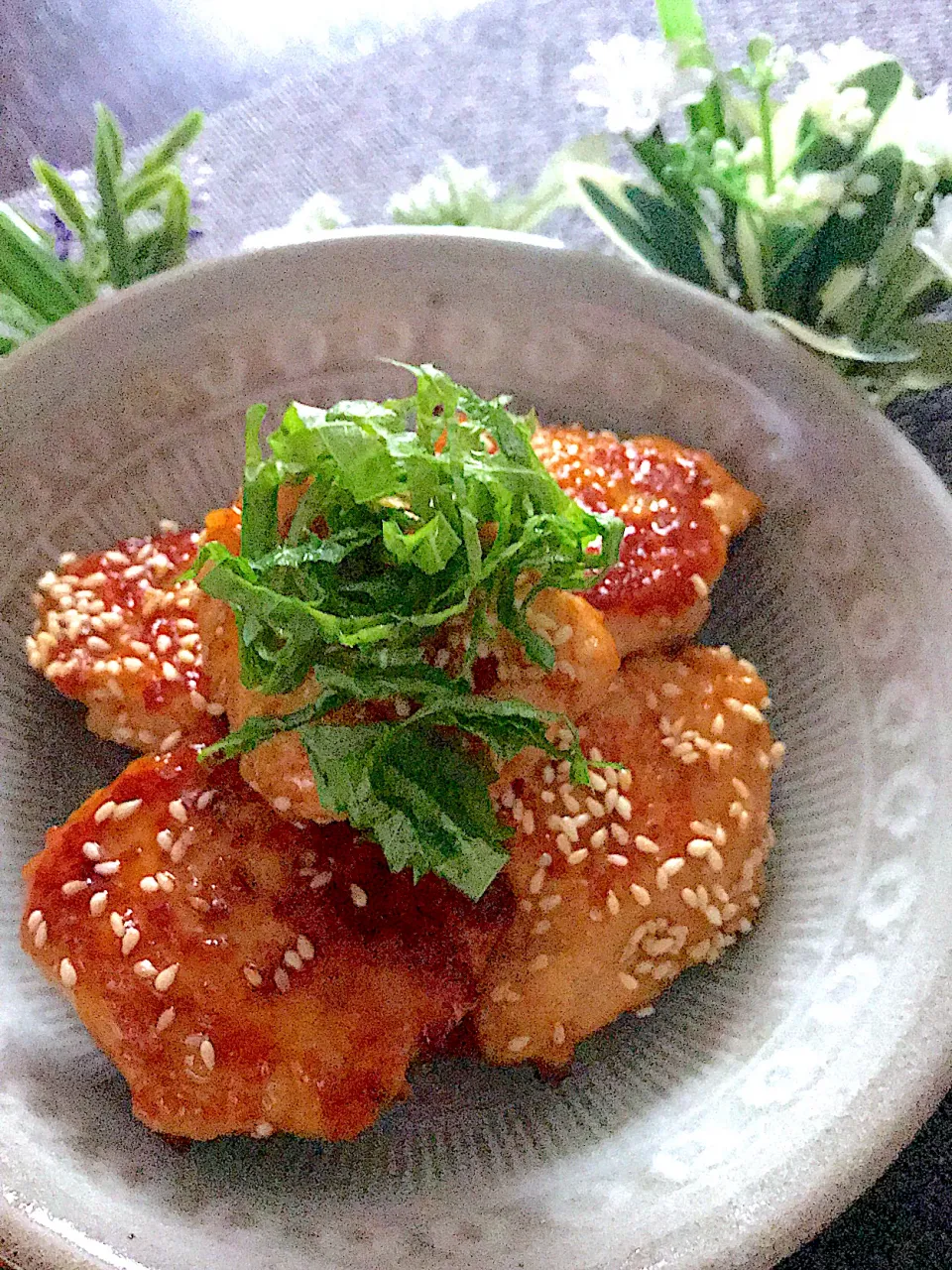 寄せ鍋作るはずの鶏のつくねが照り焼きつくねに❤️❤️❤️|🌺🌺Foodie🌺🌺さん