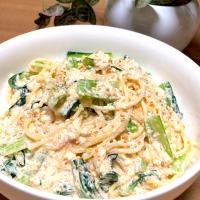 がぁがさんの料理 豆腐＊たらこdeトロ旨パスタ