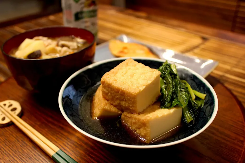 Snapdishの料理写真:茶色いおつまみ🍻|よっすぃさん