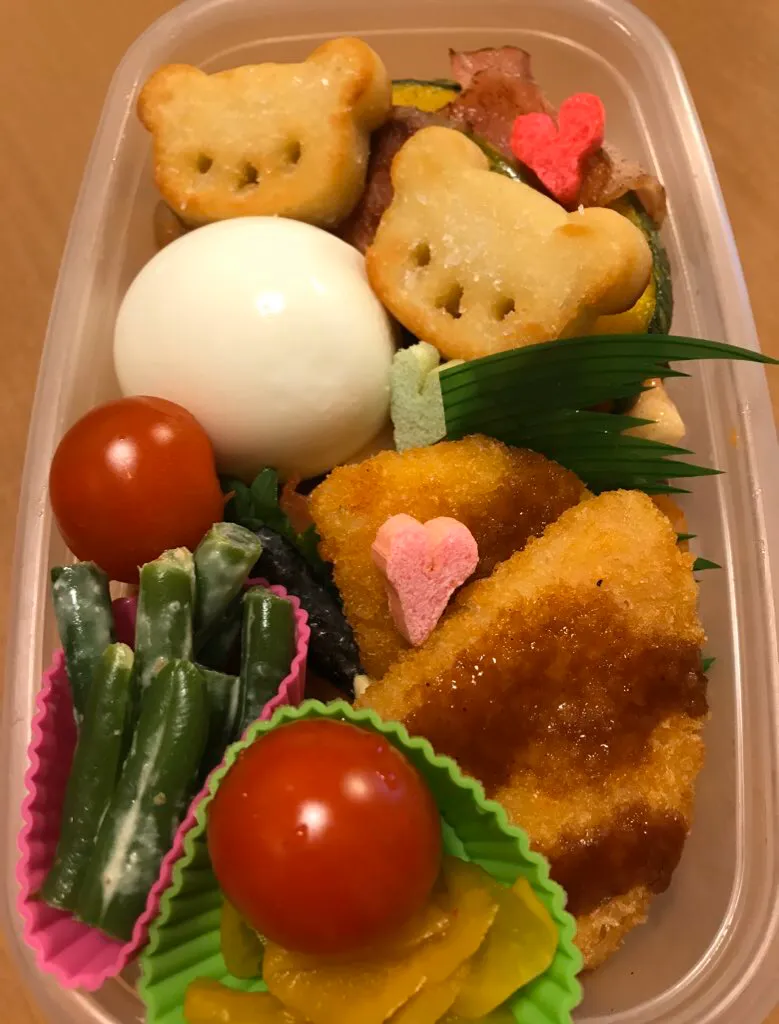 今日の息子の　#お弁当🍱|sacchan( ﾐΦﻌΦ)ฅさん