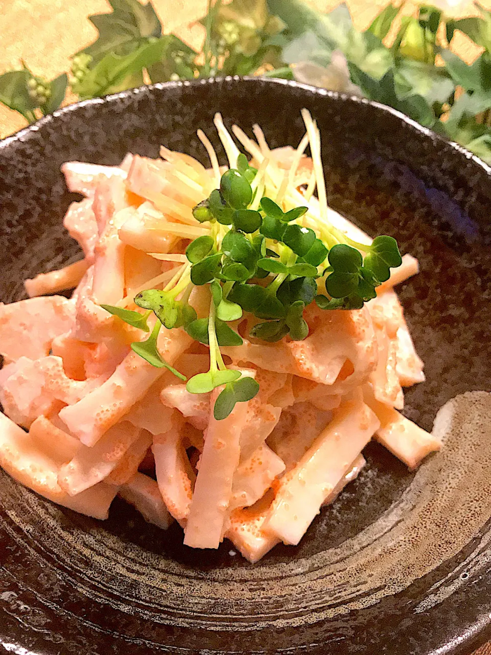 れんこんとかまぼこの明太子マヨサラダ❤️❤️❤️|🌺🌺Foodie🌺🌺さん