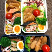 Snapdishの料理写真:2/3🍱3人分 豚ヒレ弁当|🌹ゆぅ🌹さん