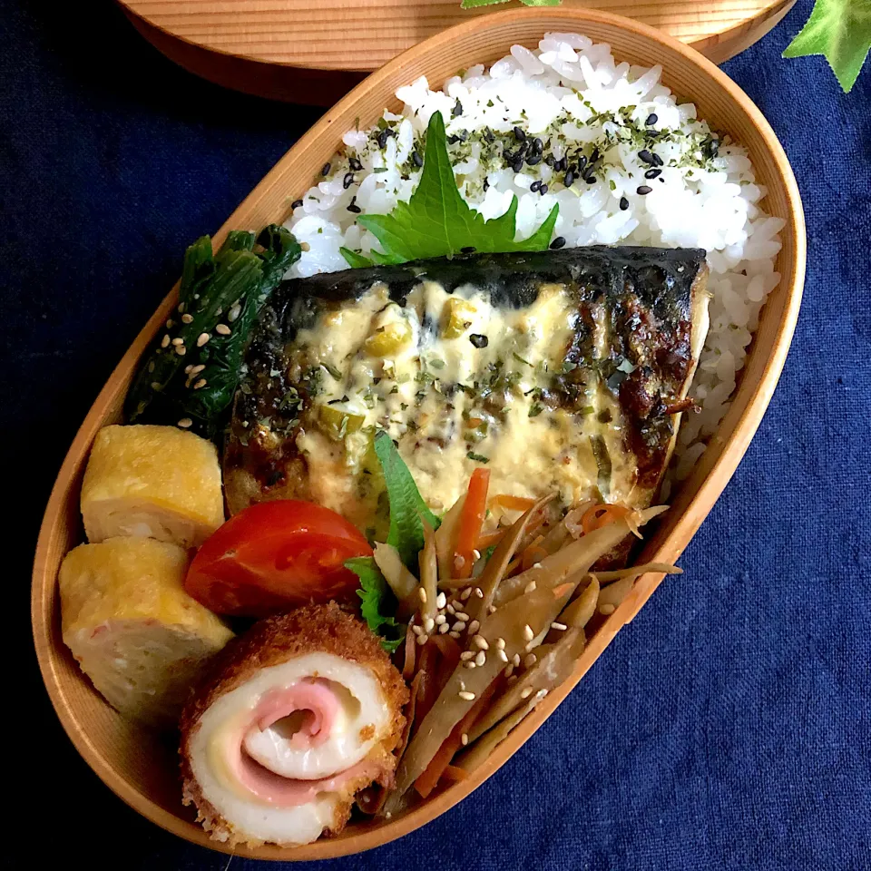 さばのしょうがマヨネーズ焼弁当|あここさん