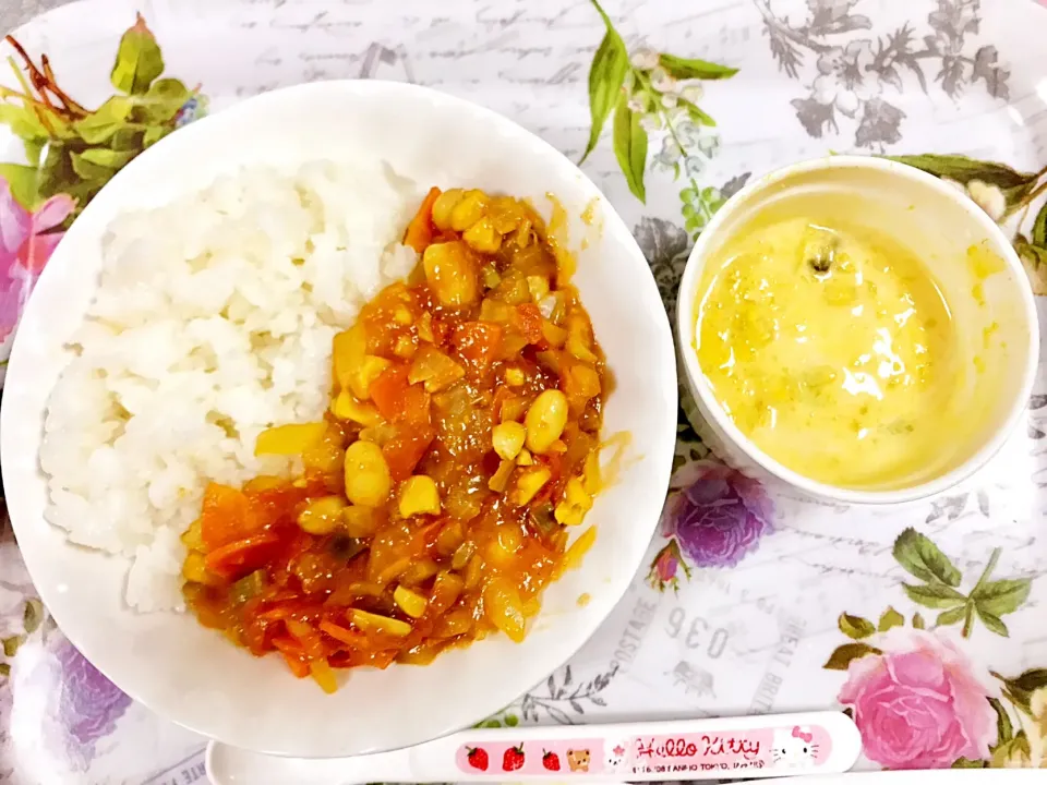 1歳ご飯✨豆カレー|綾奈さん