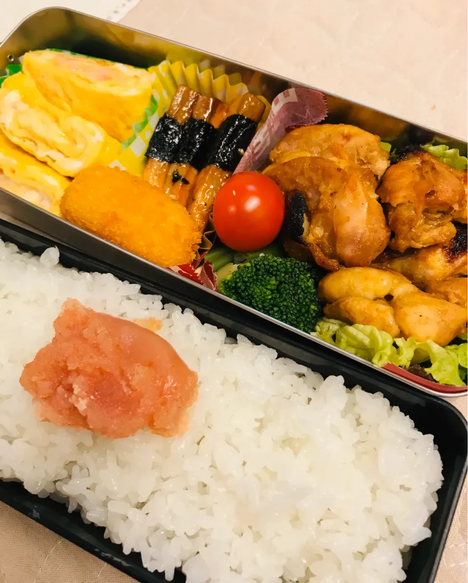 Snapdishの料理写真:高校生長男のお弁当🍱|だまさん