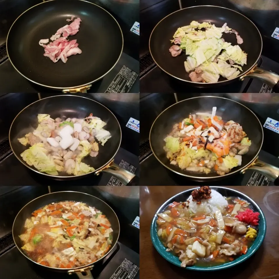 Snapdishの料理写真:お家中華丼(^_^)v|森のプーさん 🍯(森　耕二)さん