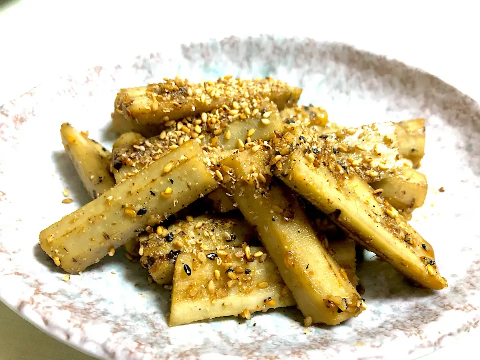 からあげビールさんの料理 覚えたいおせちの定番♡うちのは旨いっ!簡単たたきごぼう|ぽっちさん