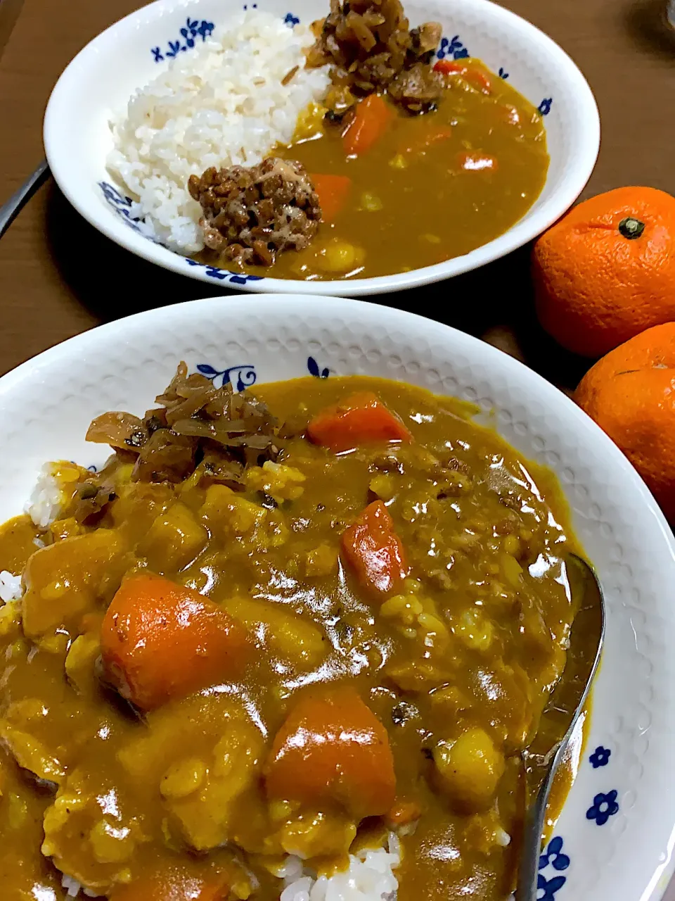 カレーライスで♪ムスメと晩ごはん~(^^)♡|Mieco 12943さん