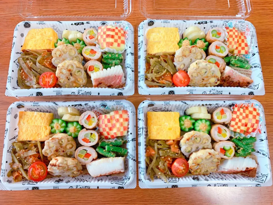 お弁当４人分(^ ^)(^ ^)(^ ^)(^ ^)♪|nacchan♪さん