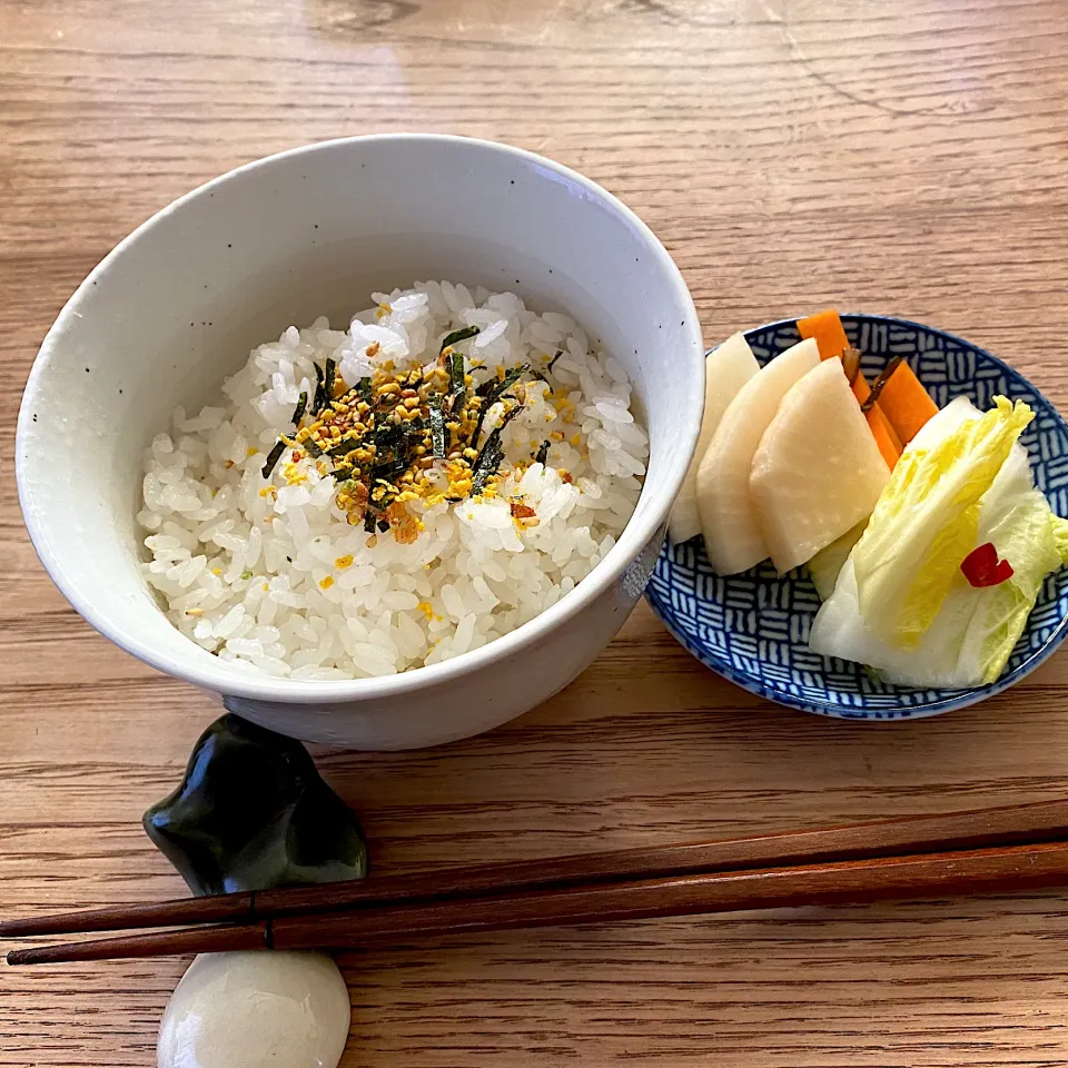 ふりかけご飯(^^)|ばくあんしゃさん