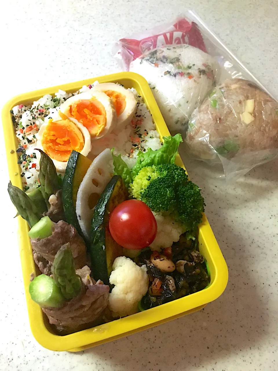 Snapdishの料理写真:高2弁当、高3受験弁当！|がおりんさん