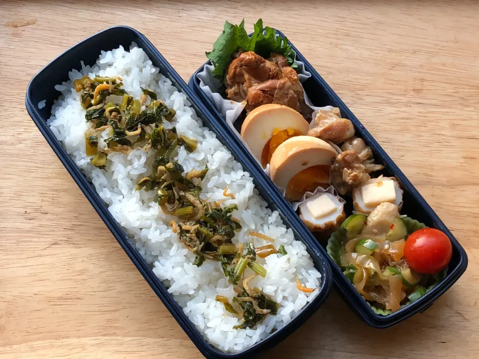 手羽元と玉子のさっぱり煮 弁当|弁当 備忘録さん