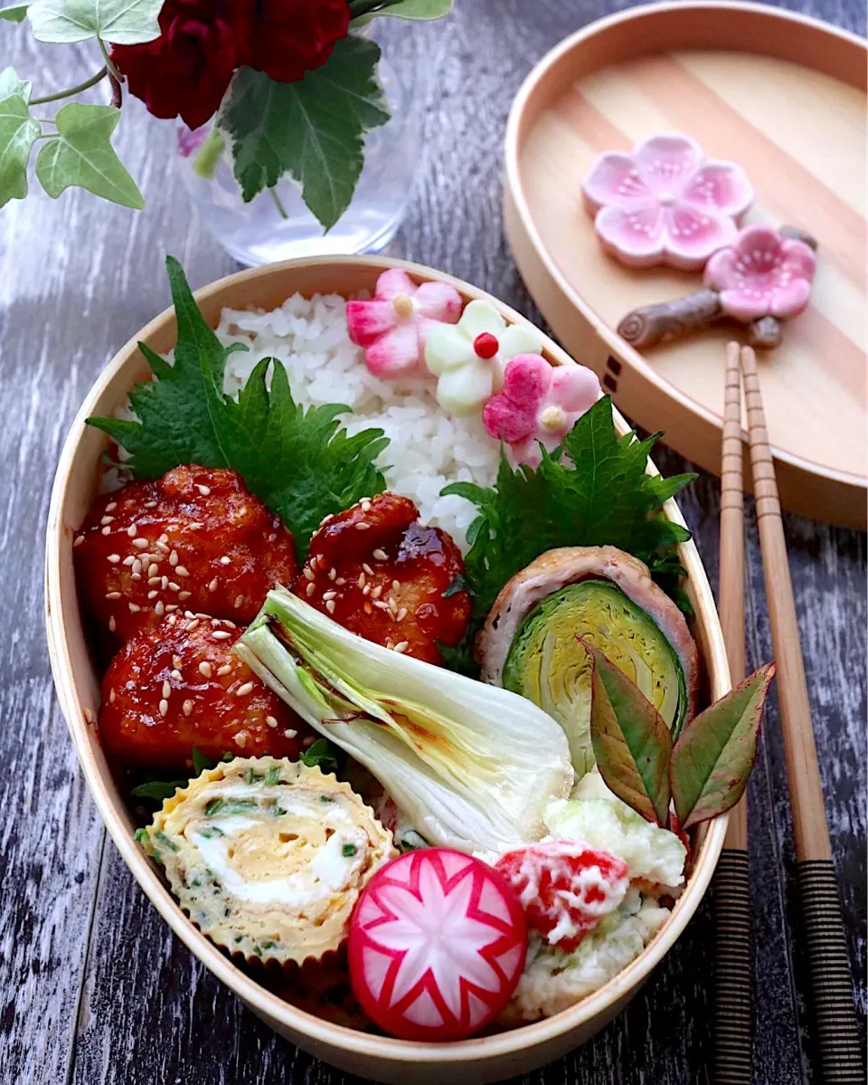 ヤンニョムチキン弁当|アシュママさん