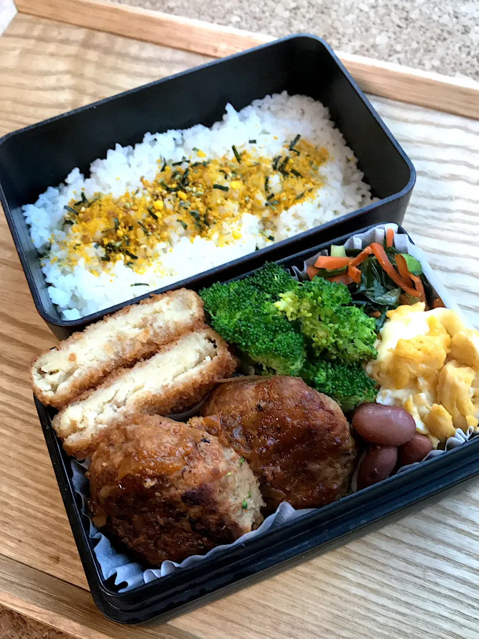 ハンバーグ弁当|二キィさん