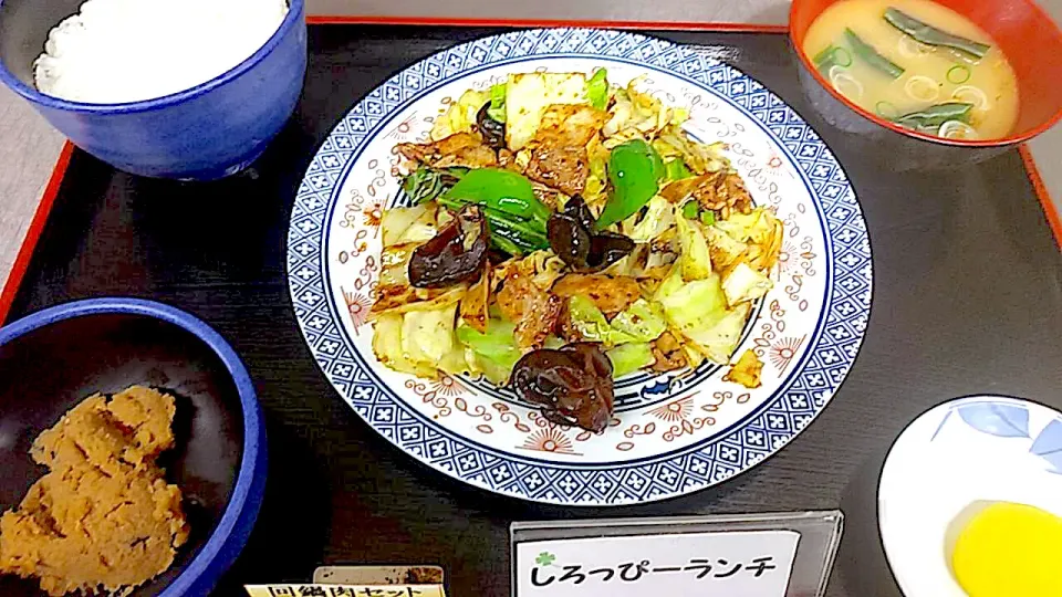 Snapdishの料理写真:回鍋肉定食|nyama1さん