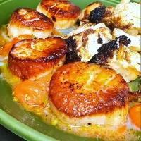 scallops with cauliflower|Gerardo Mazariegosさん