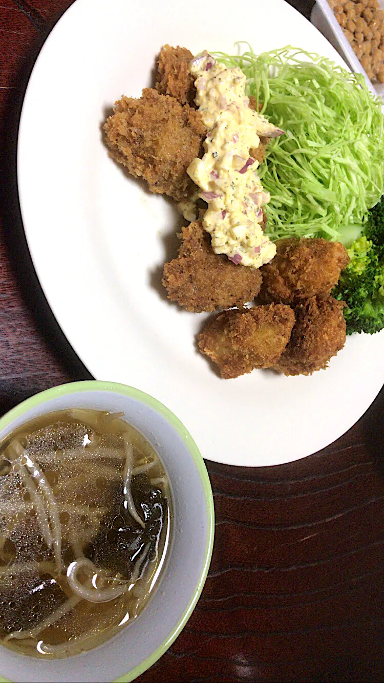 今晩はフライ定食|ちーさん