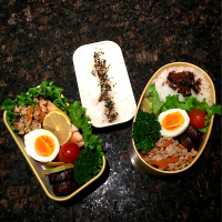 娘弁当 #146 & 自分弁当