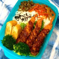 2020.2.7高校⚽️男子エビフライ🍤弁当〜🍱😋