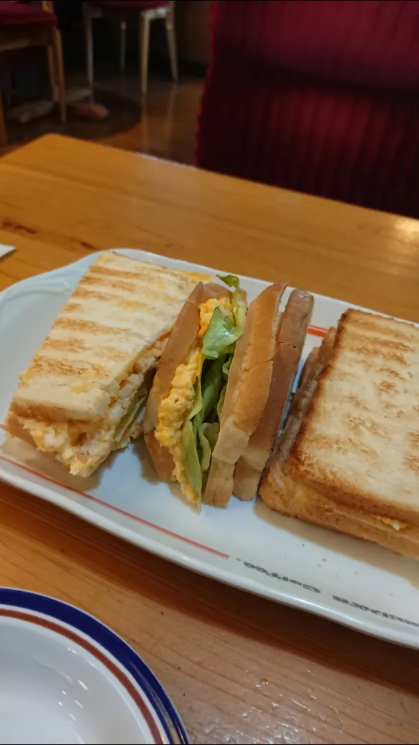 Snapdishの料理写真:コメダ珈琲店本店でエッグトースト|たかしさん