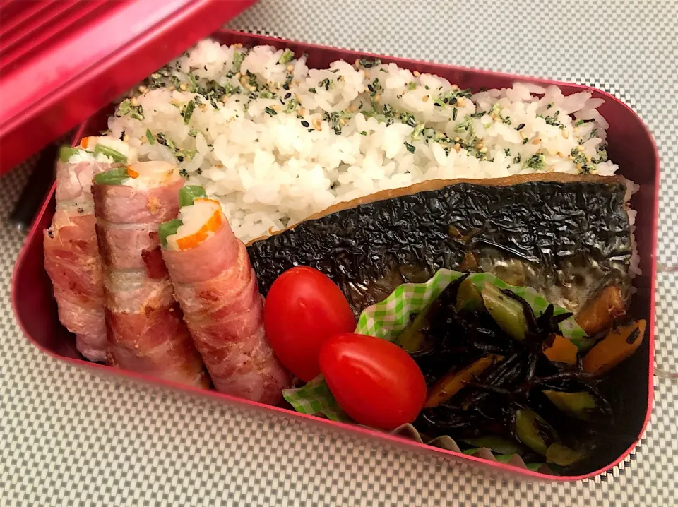 息子弁当〜73 さばの塩焼き弁当|mashaさん