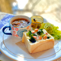 昼ごはん  グラぱん🍞プレート