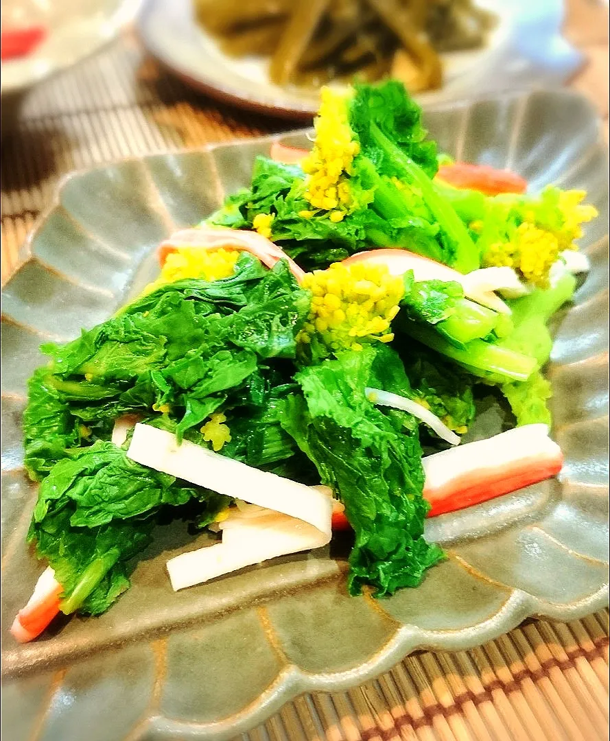 菜の花おひたし|ポコさん