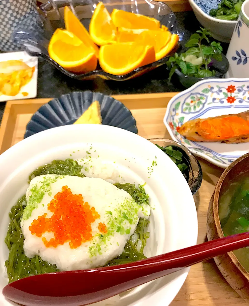 自然薯の粘り　ネバトロ丼で|シュトママさん