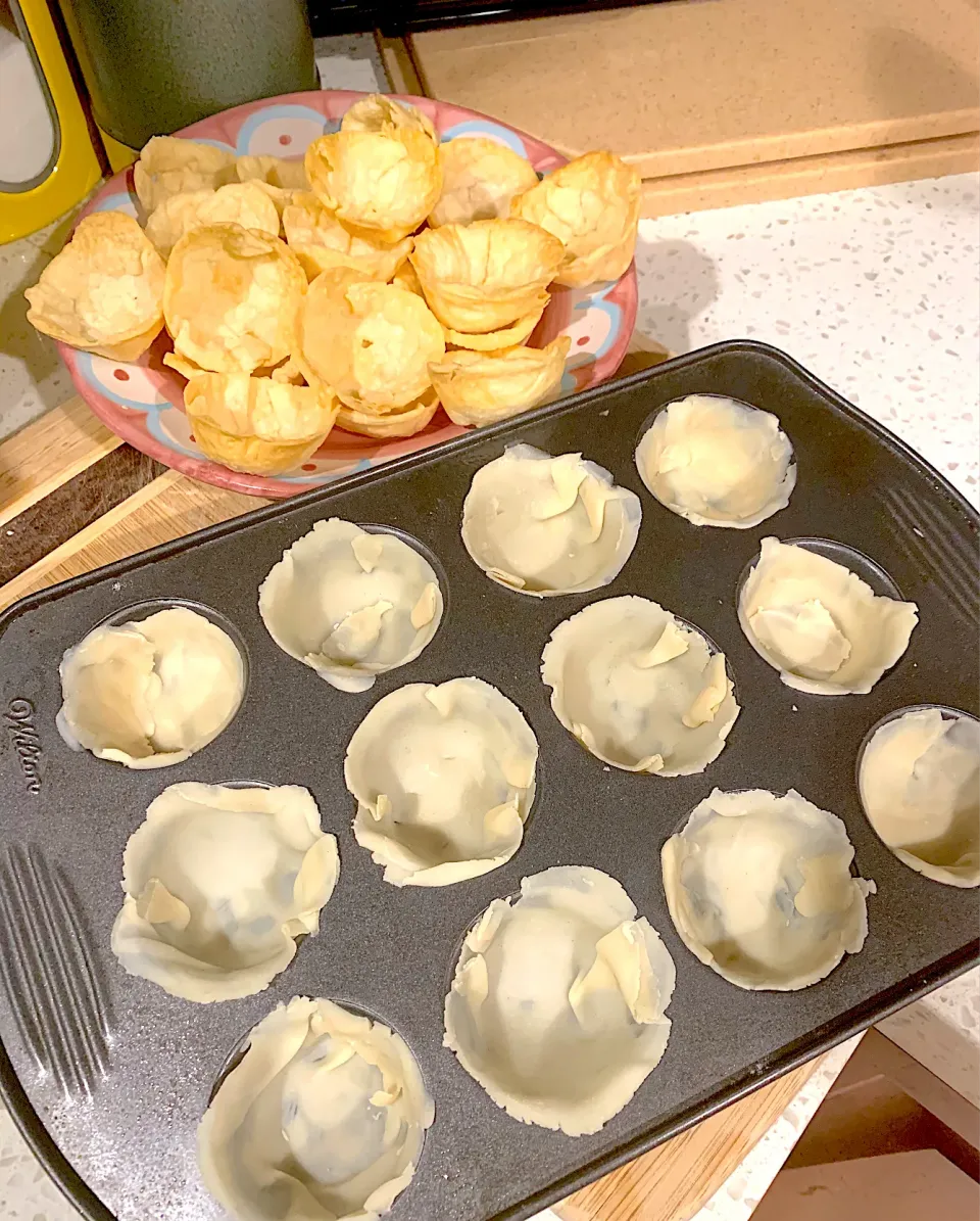 Baking my mini pie tarts cups|🌺IAnneさん