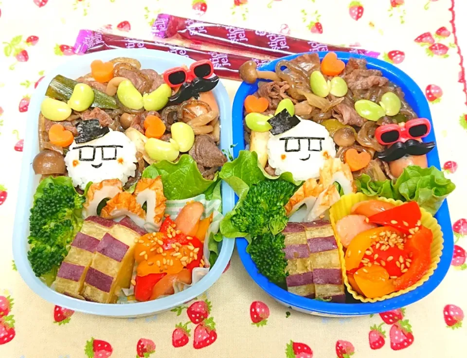 メガネさん弁当❤️|みちゅあしさん