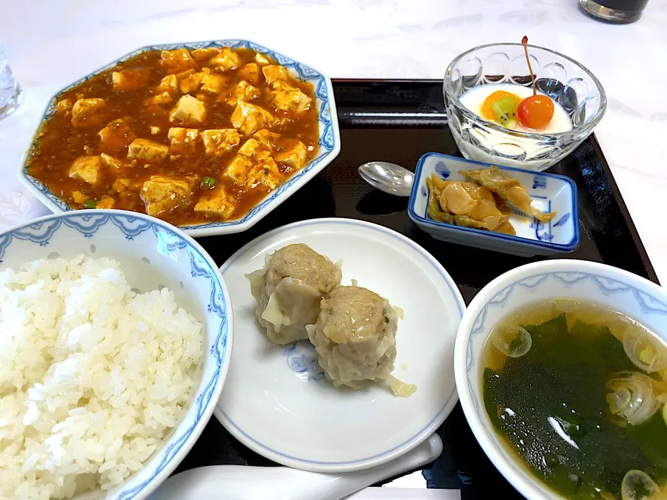 ⛳️麻婆豆腐定食|流線形さん