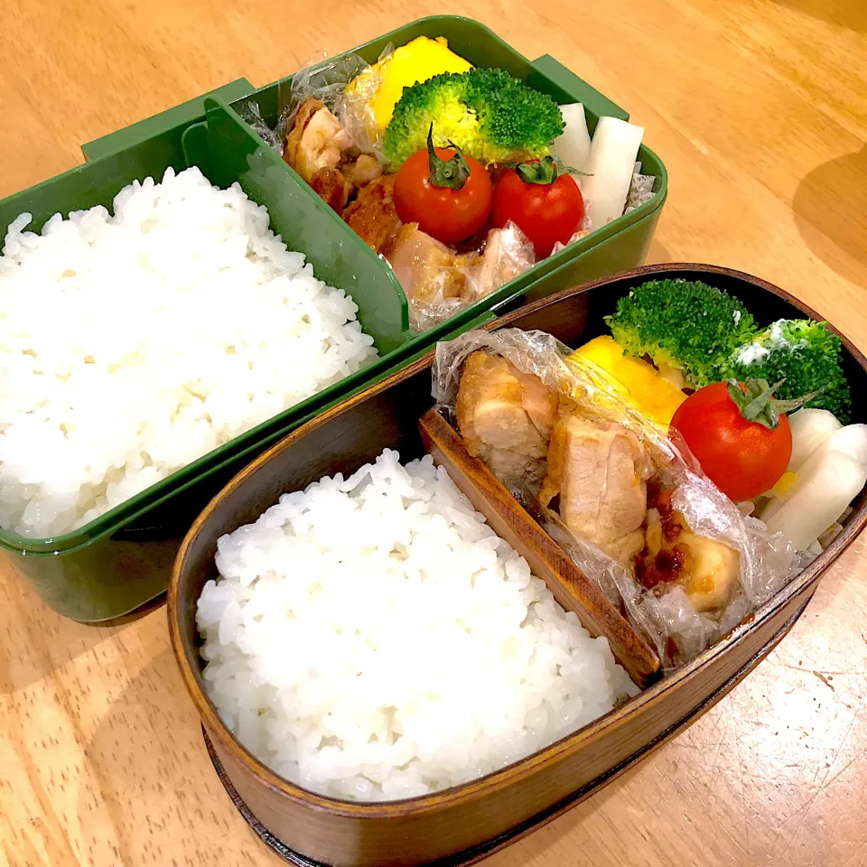 Snapdishの料理写真:今日は私もお弁当☆照り焼きチキン☆|ゆーこ。さん